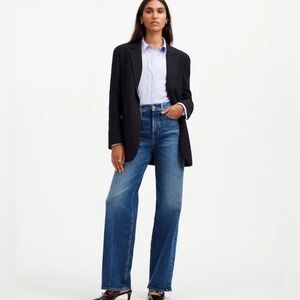 Madewell The Perfect Vintage Wide Leg Jean In Lavaca Wash